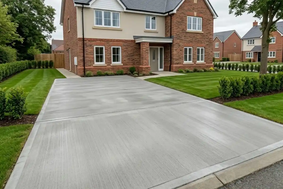 After concrete restoration
