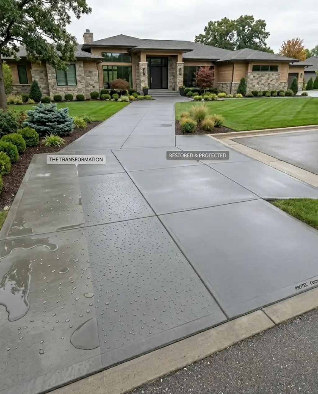 Concrete restoration process